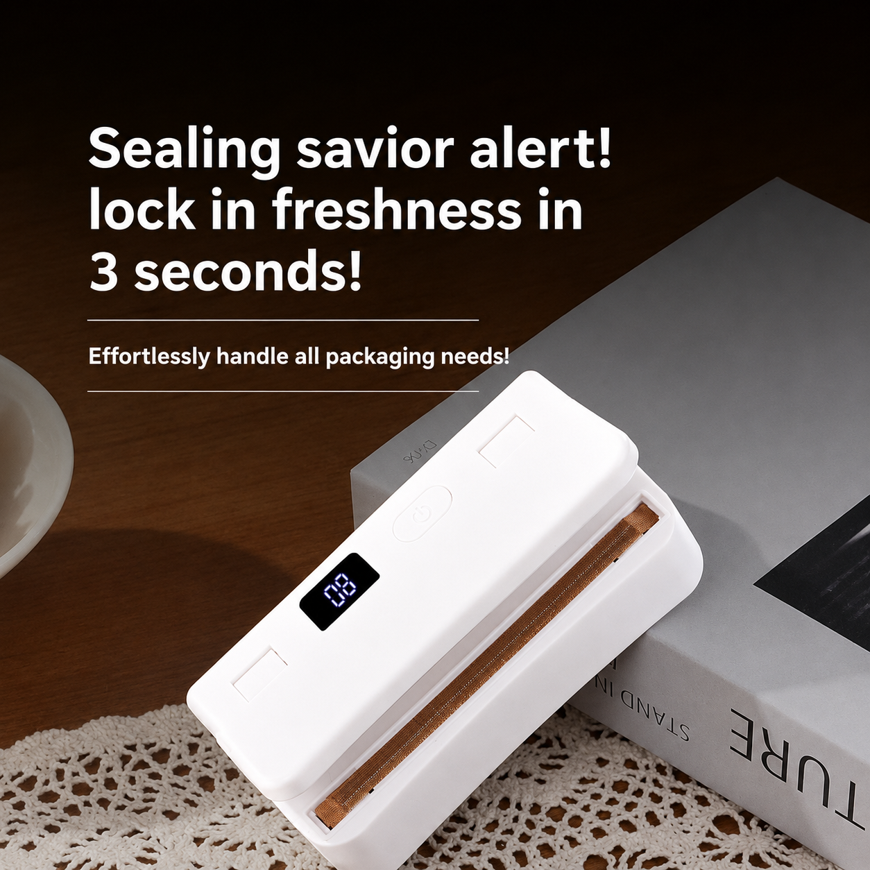 Lumicare Portable Rechargeable Food Sealer