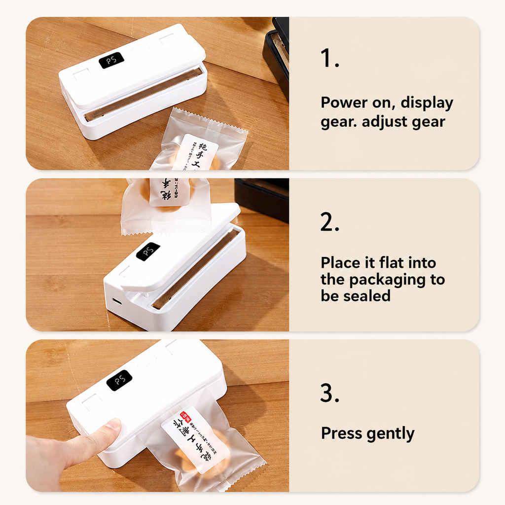 Lumicare Portable Rechargeable Food Sealer
